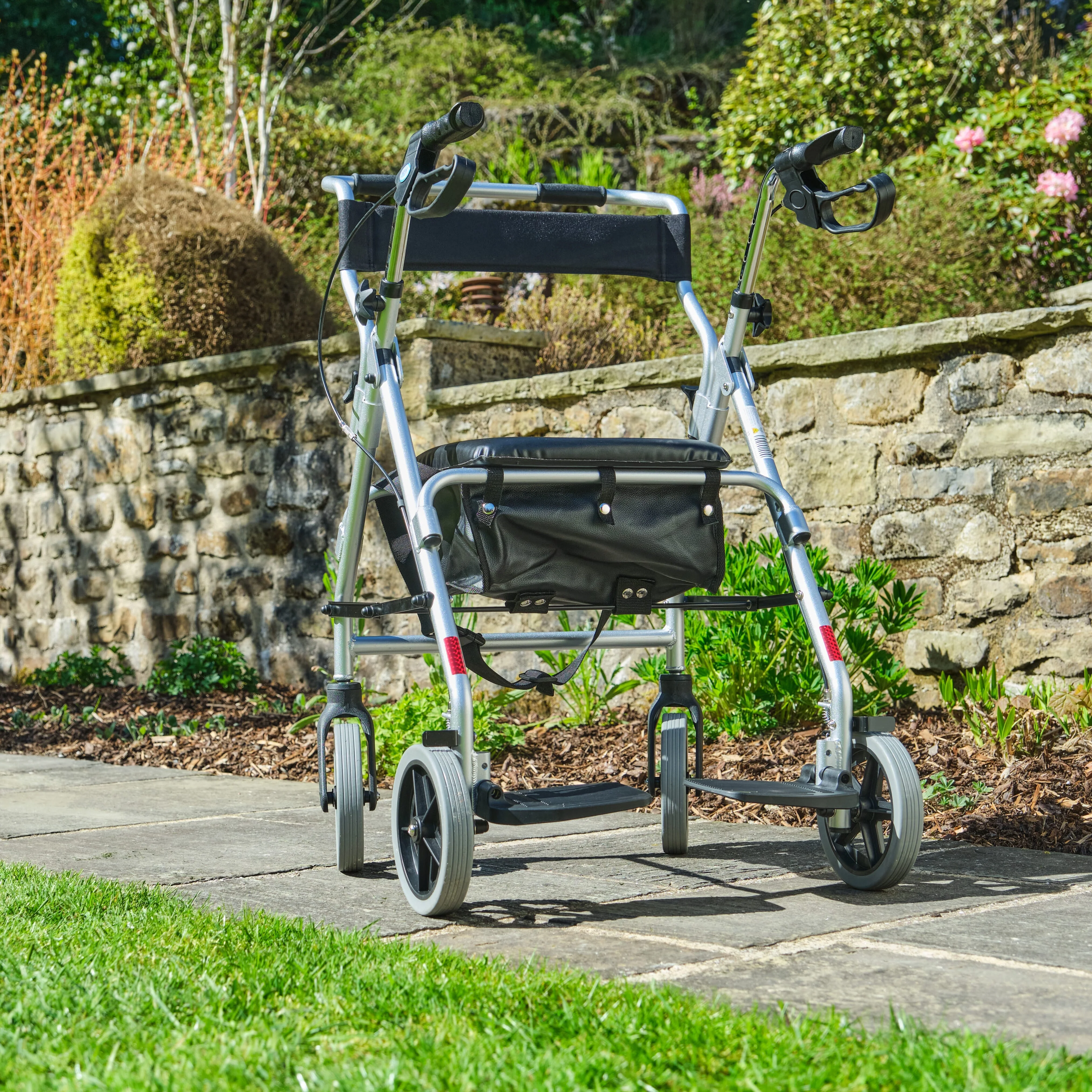 NRS 2 in 1 Rollator and Transit Chair - Image 5