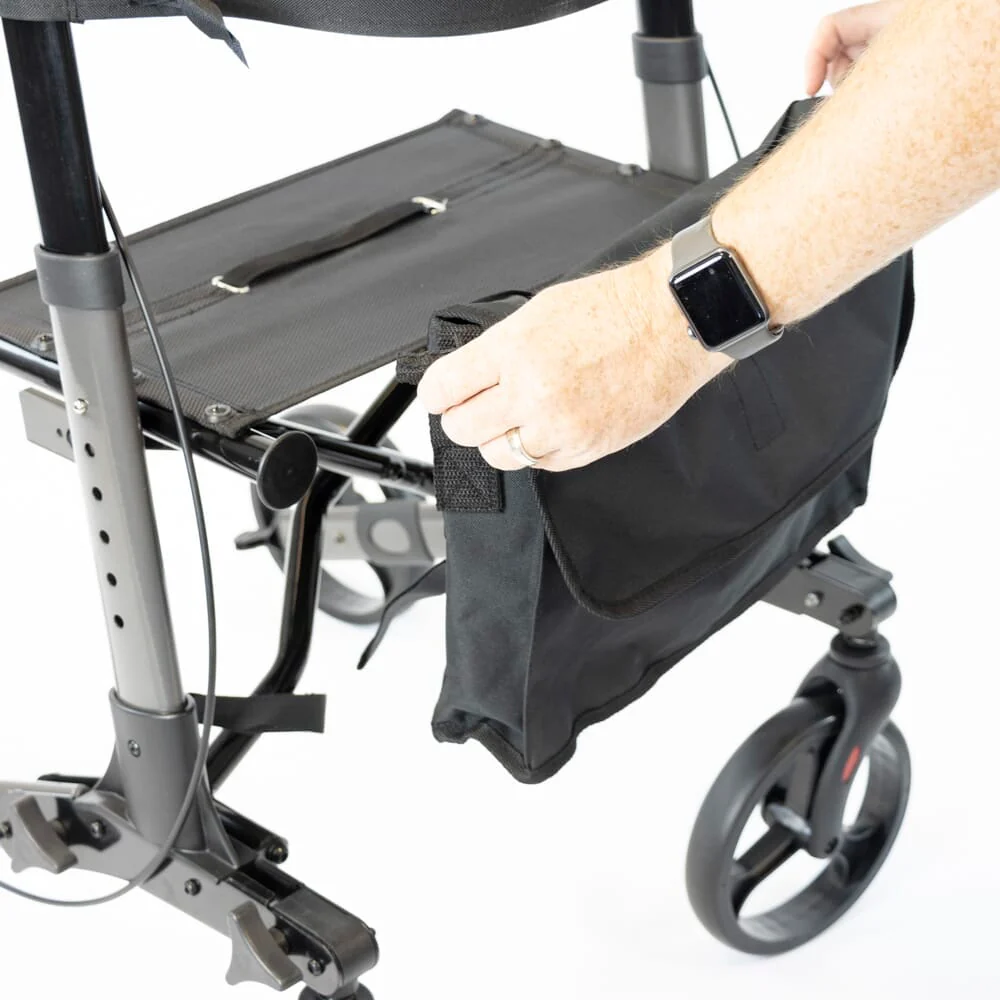 NRS 4 Wheel Triple Fold Aluminium Rollator - Image 11