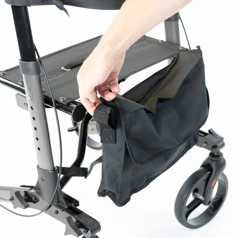 NRS 4 Wheel Triple Fold Aluminium Rollator - Image 3