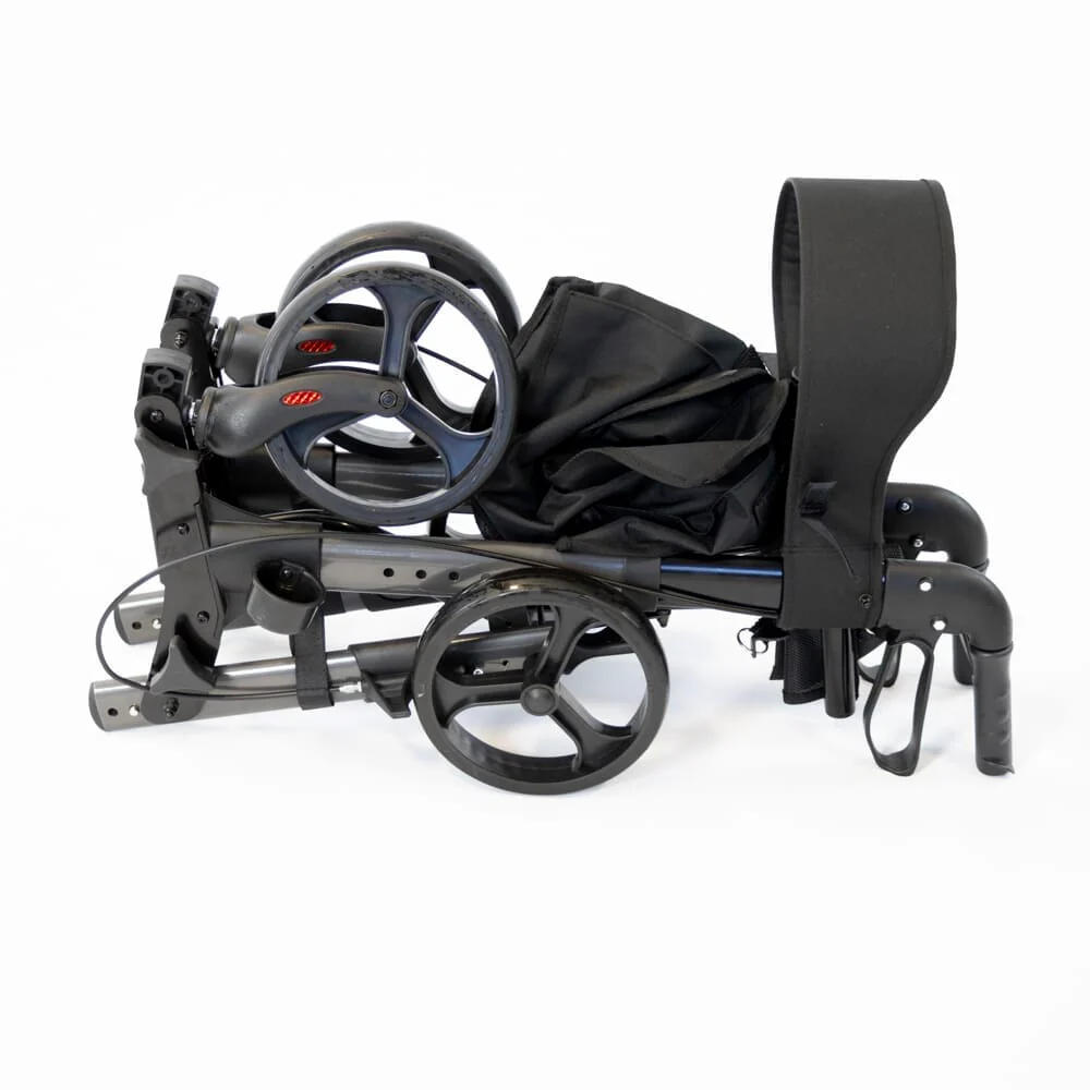 NRS 4 Wheel Triple Fold Aluminium Rollator - Image 5