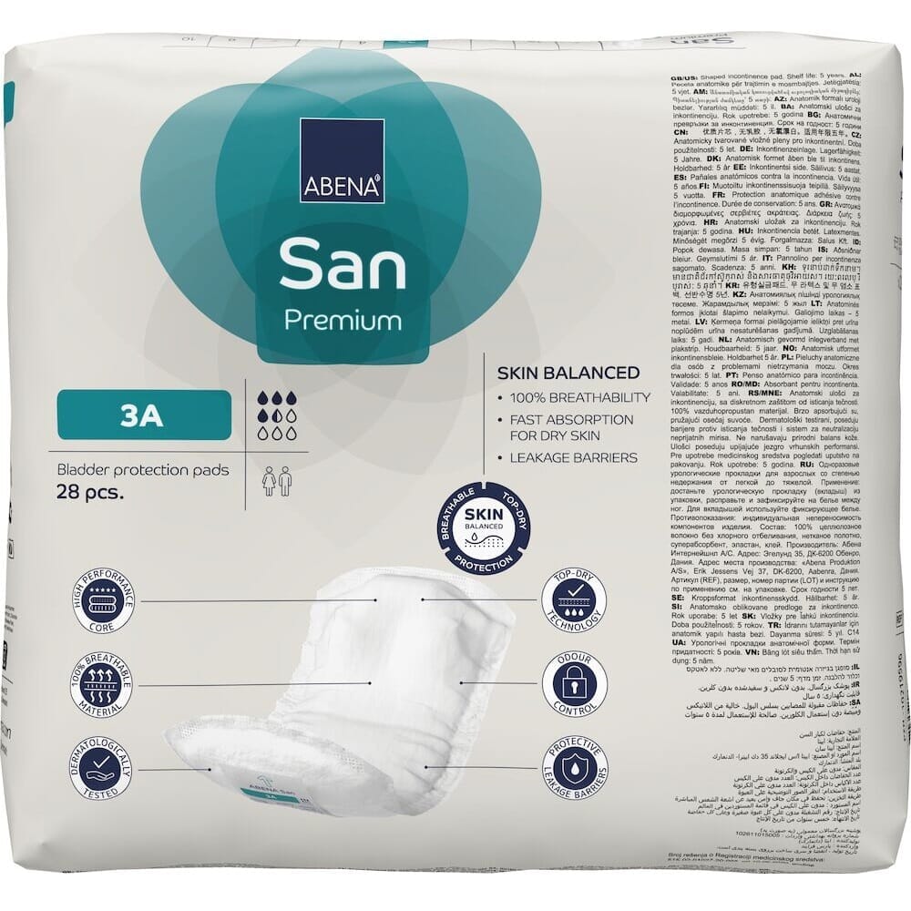 Abena San Premium Incontinence Pads - Light to Moderate - Image 3