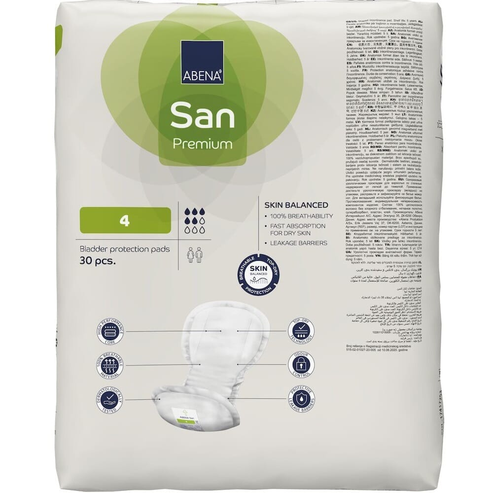 Abena San Premium Incontinence Pads - Light to Moderate - Image 5