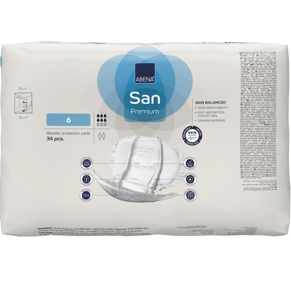 Abena San Premium Incontinence Pads - Moderate to Heavy - Image 5