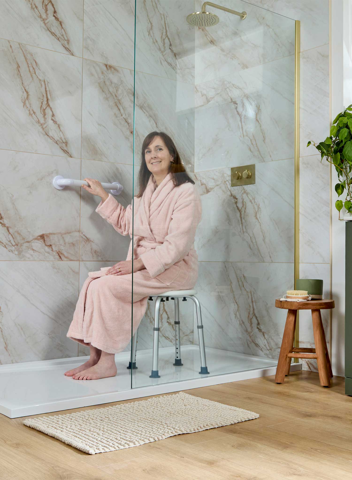 Adjustable Shower Stool - Image 2