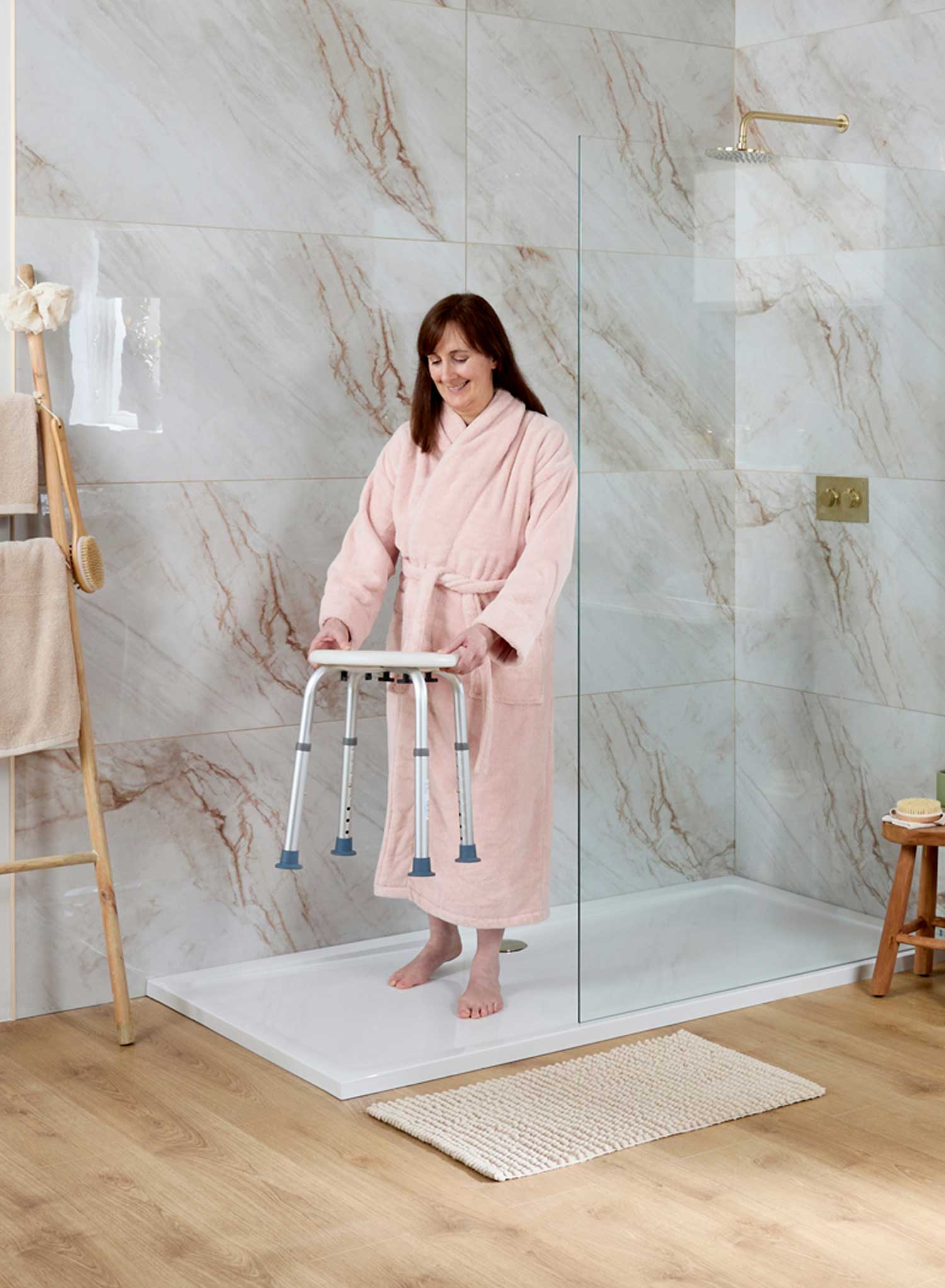 Adjustable Shower Stool - Image 3