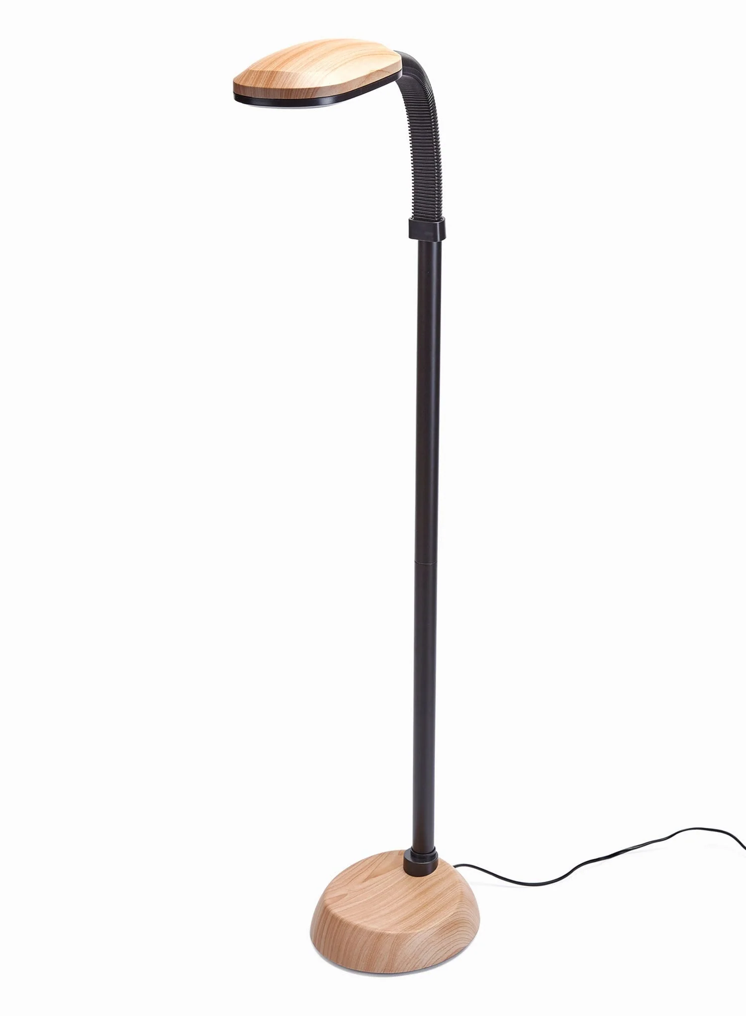 Beech Effect LED Floor Lamp - Image 5