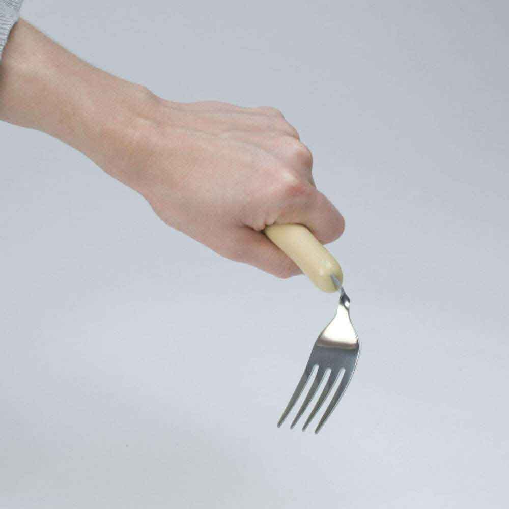 Caring Cutlery Fork - Angled - Image 4
