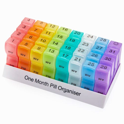 Colourmax One Month Pill Organiser - Image 2
