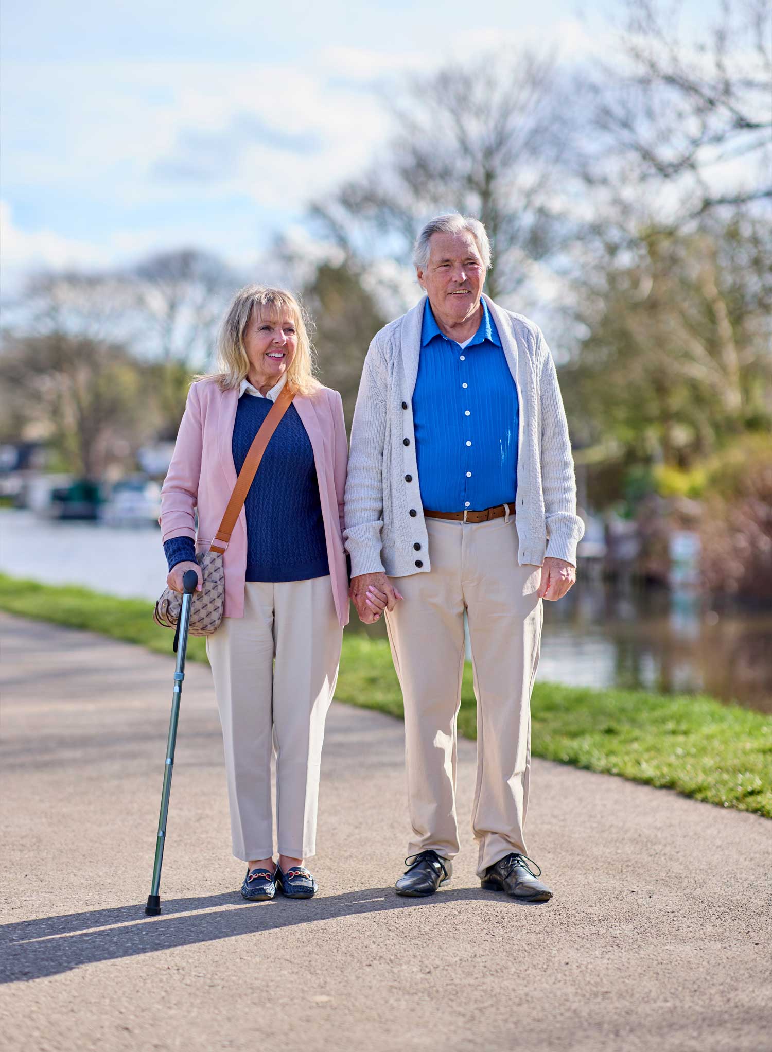 Comfy Plus Gel Grip Folding Walking Stick - Image 5