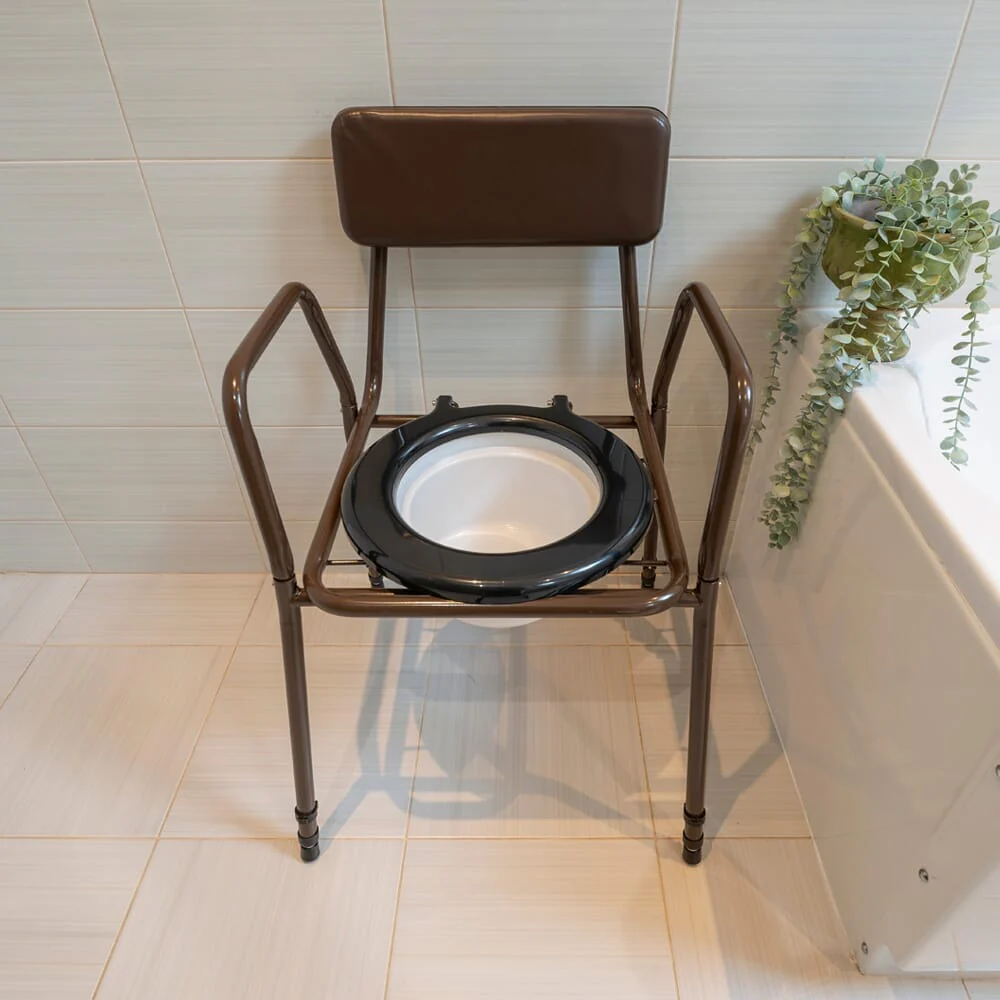 NRS Dovedale Adjustable Commode with Detachable Arms - Image 3
