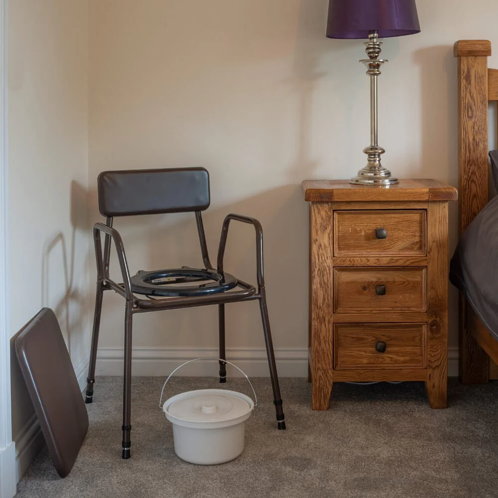 NRS Dovedale Adjustable Commode with Detachable Arms - Image 4