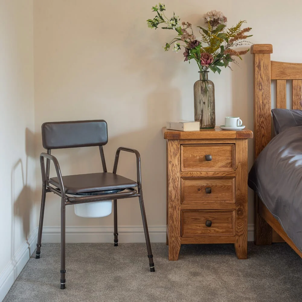 NRS Dovedale Adjustable Commode with Detachable Arms - Image 5