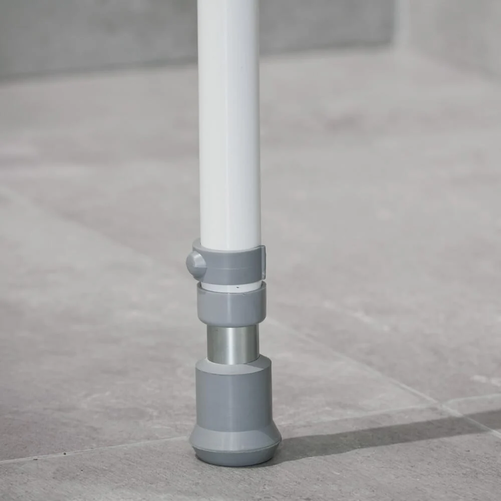 Drop Down Toilet Support Rail with Leg - Image 3