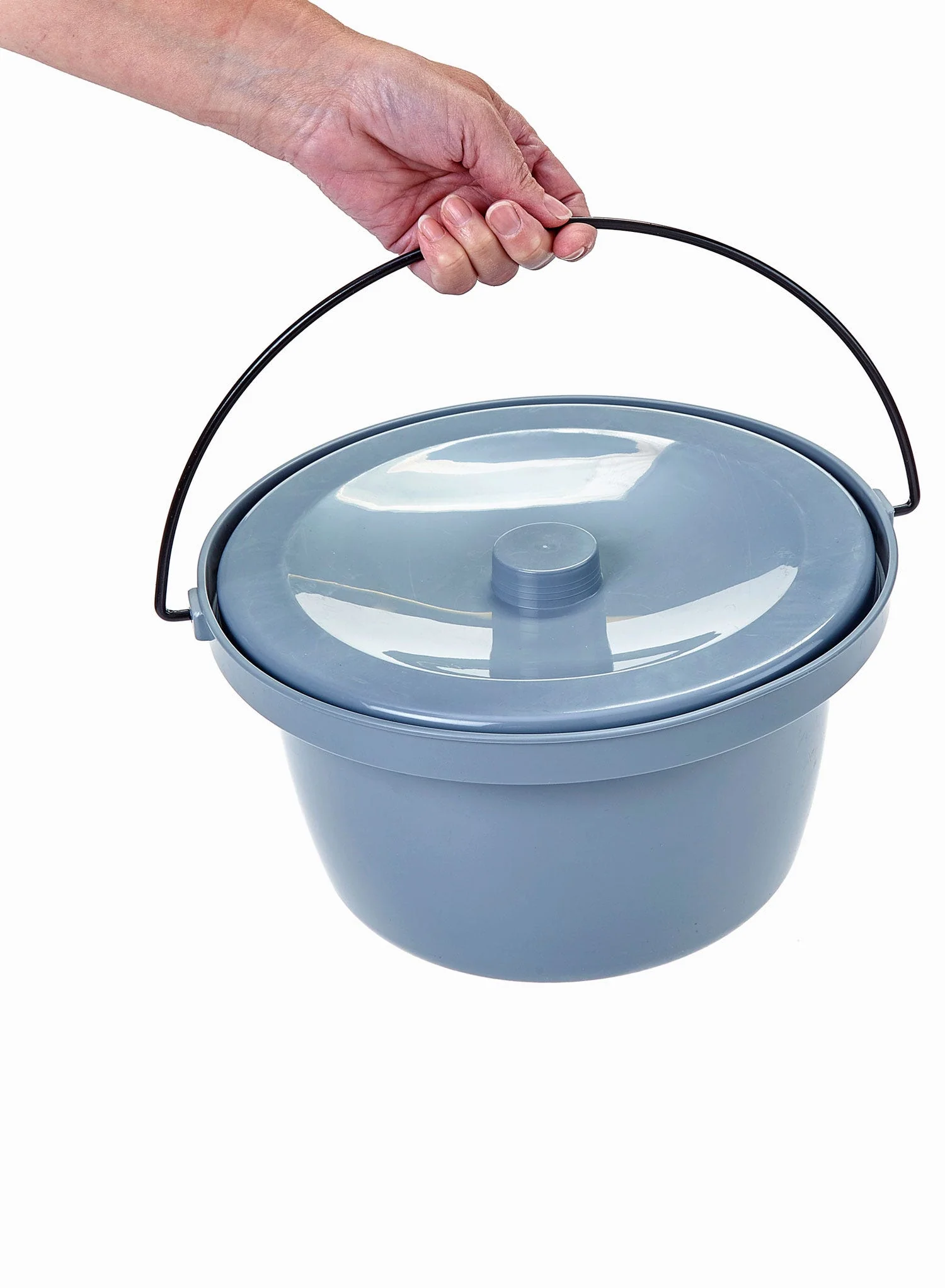 Easy Clean Commode Pan and Lid - Image 7