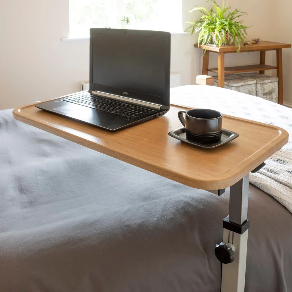 NRS Easylift Home Height Adjustable Overbed Table - Image 2