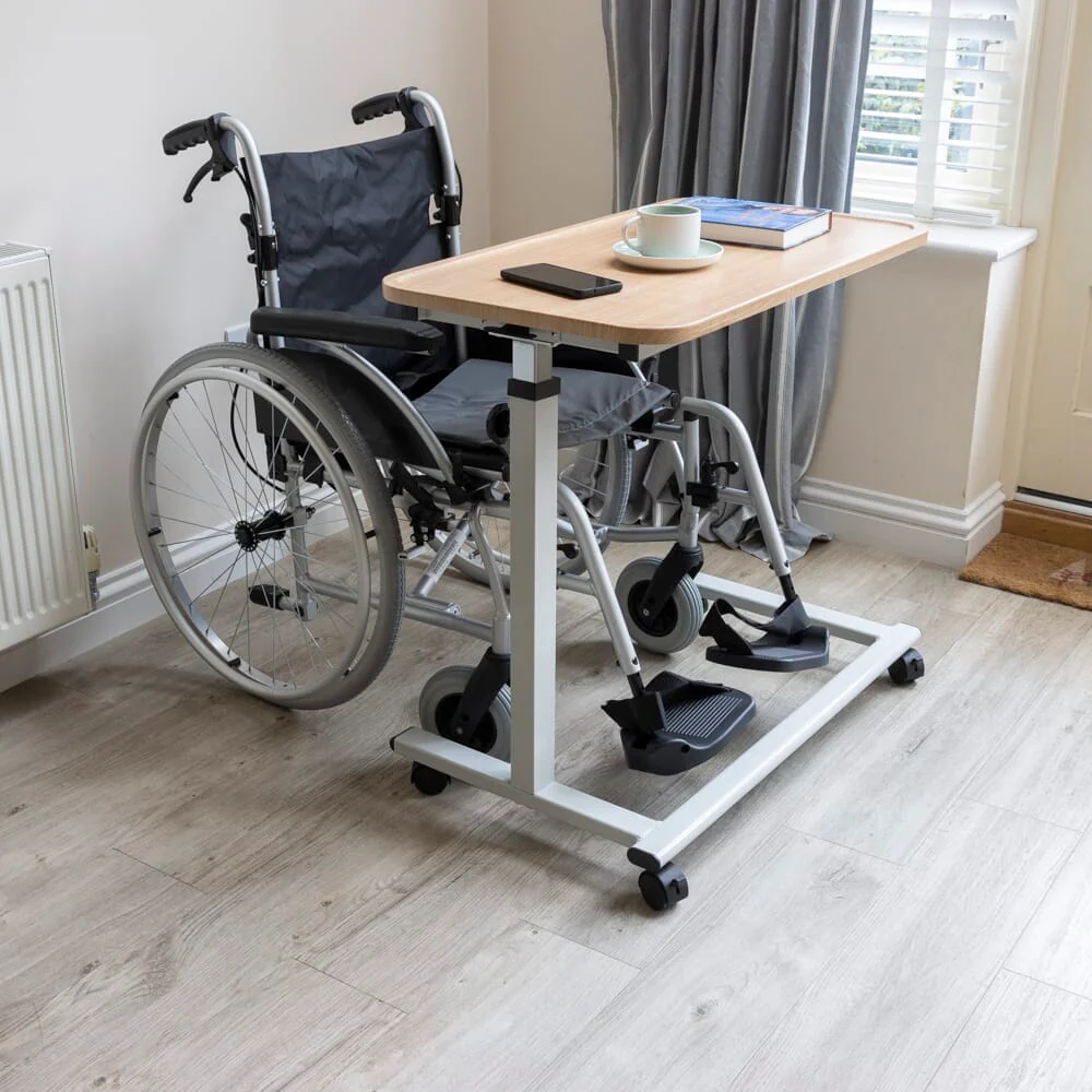 NRS Easylift Home Height Adjustable Overchair Table - Image 4