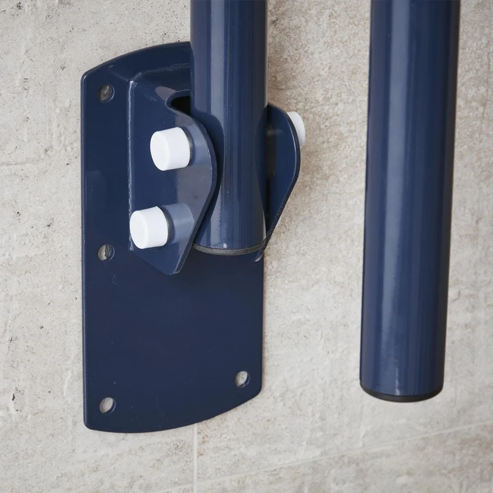 Economy Folding Toilet Support Rail - Blue - Image 4