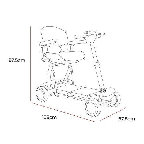 eDrive Folding Mobility Scooter - Image 14