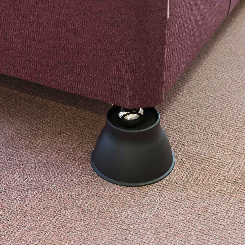 Elephant Feet Furniture Raiser - Pack of 4 in Black - Image 3