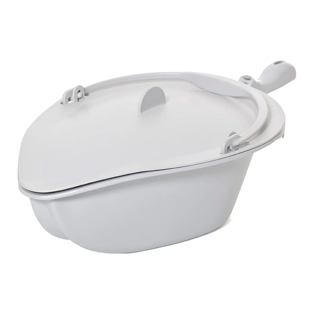 Etac Clean Commode Pan & Lid - Image 2