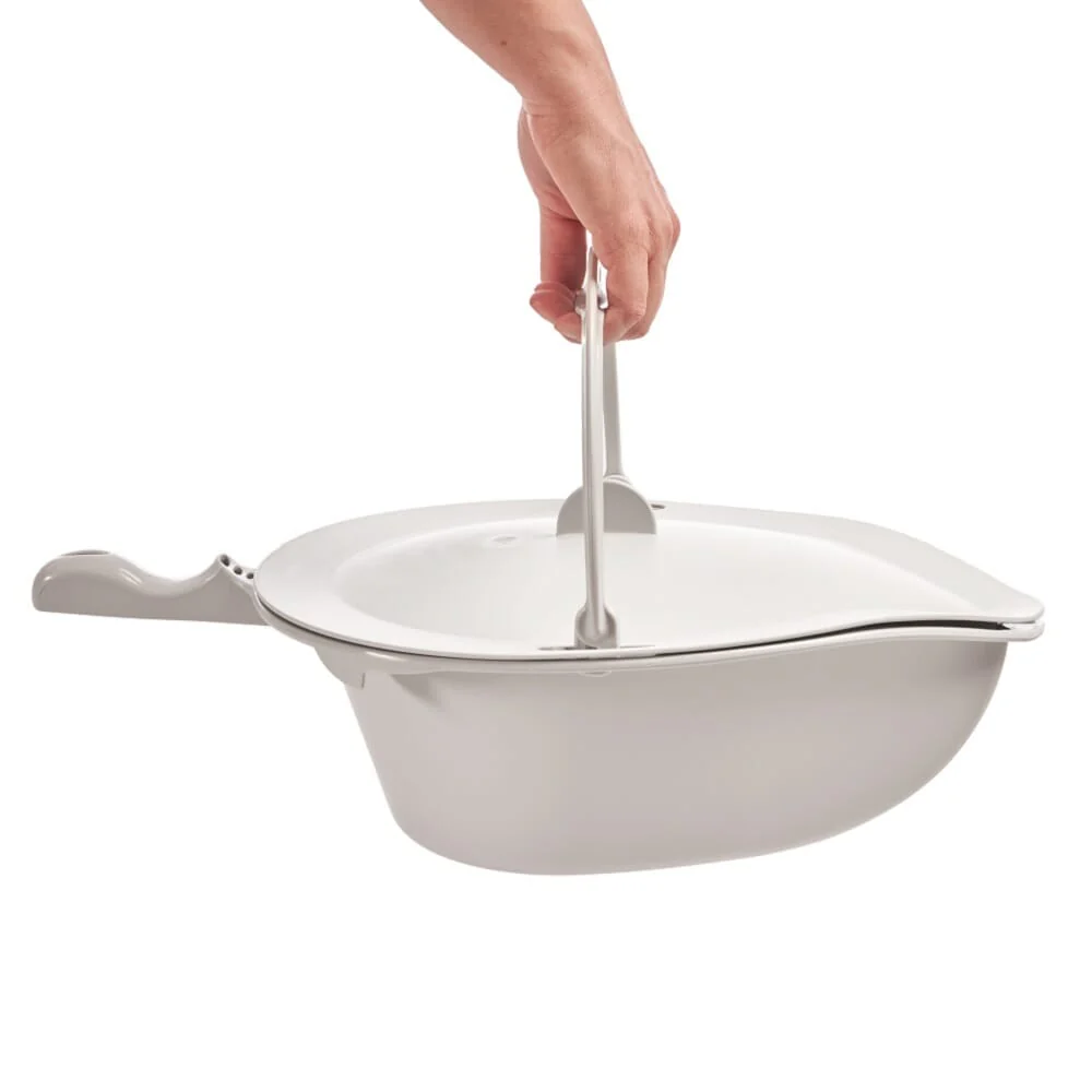 Etac Clean Commode Pan & Lid - Image 3