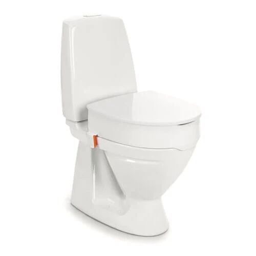 Etac My-Loo Raised Toilet Seat and Lid - with Brackets - Image 2