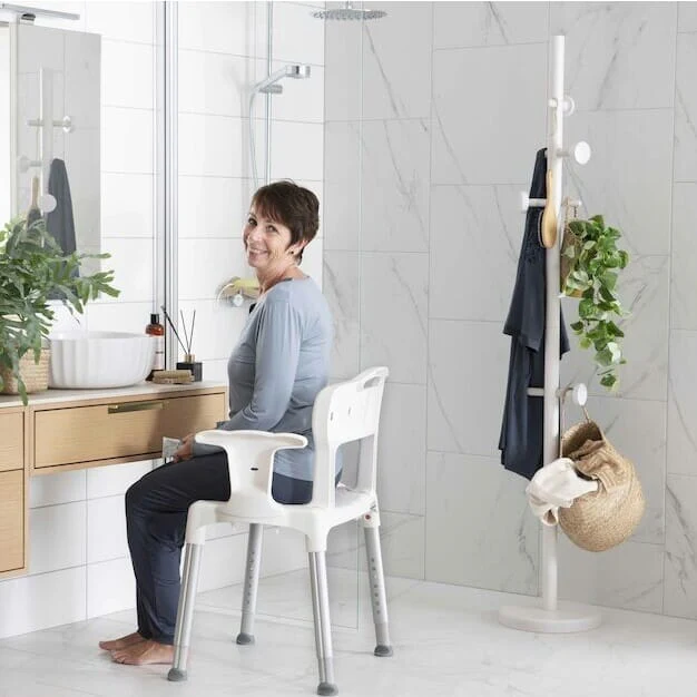 Etac Swift Shower Chair with Arm Supports - Image 2