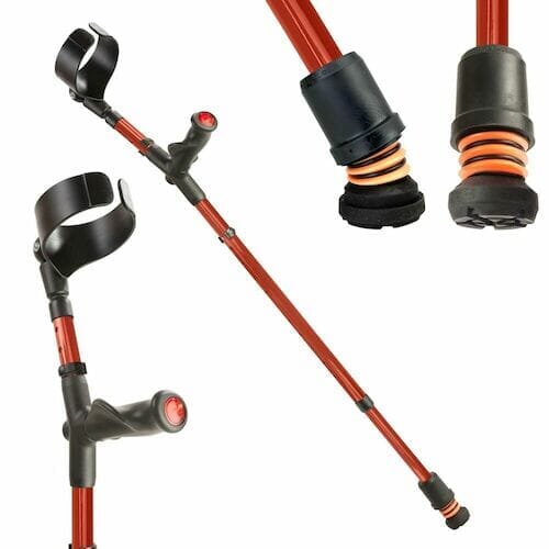 Flexyfoot Comfort Grip Double Adjustable Crutch - Image 3