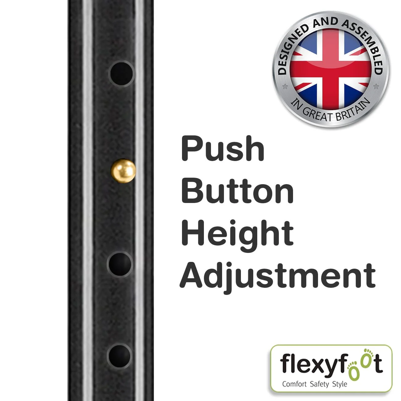 Flexyfoot Comfy Grip Crutch - Image 11