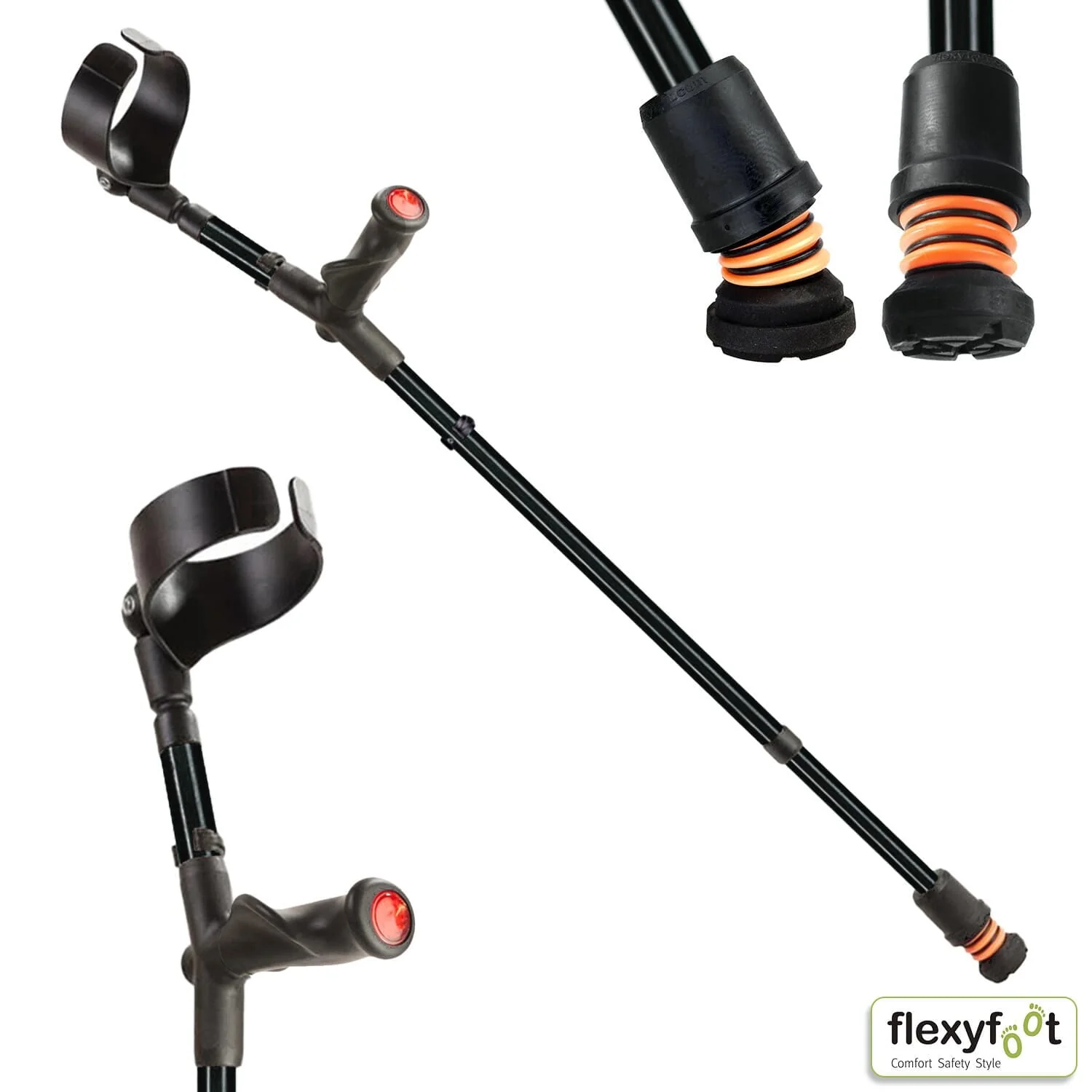 Flexyfoot Comfy Grip Crutch - Image 3