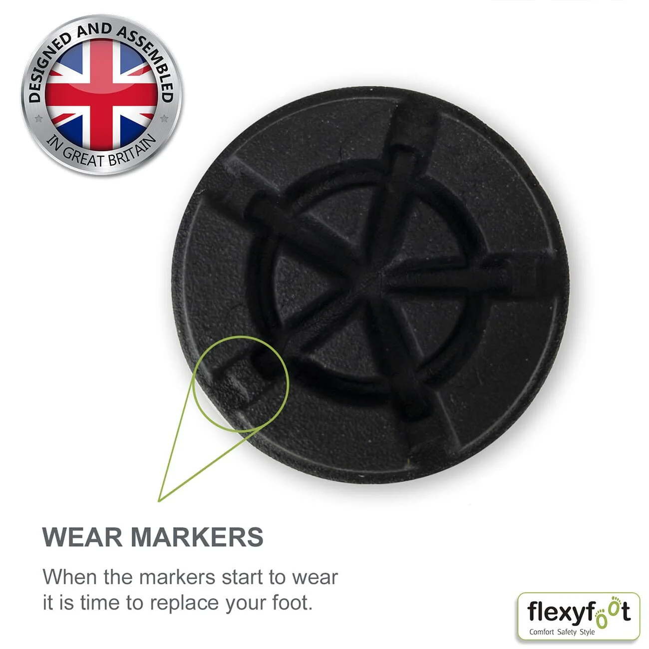 Flexyfoot Ergo Open Cuff Crutch - Single - Image 3