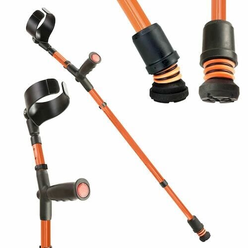 Flexyfoot Soft Grip Double Adjustable Crutch - Image 3