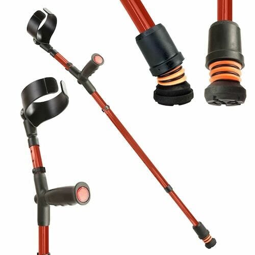 Flexyfoot Soft Grip Double Adjustable Crutch - Image 4