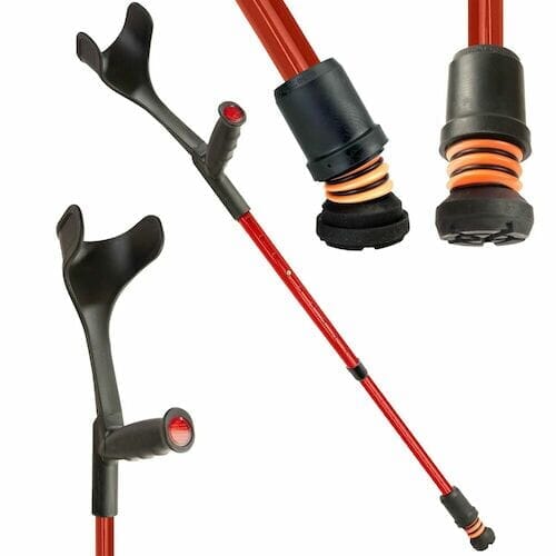 Flexyfoot Soft Grip Open Cuff Crutch - Image 3