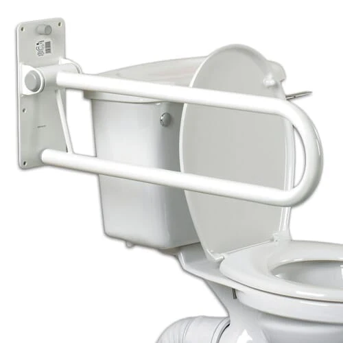 Folding Devon Deluxe Toilet Support Rail - Short - Image 2