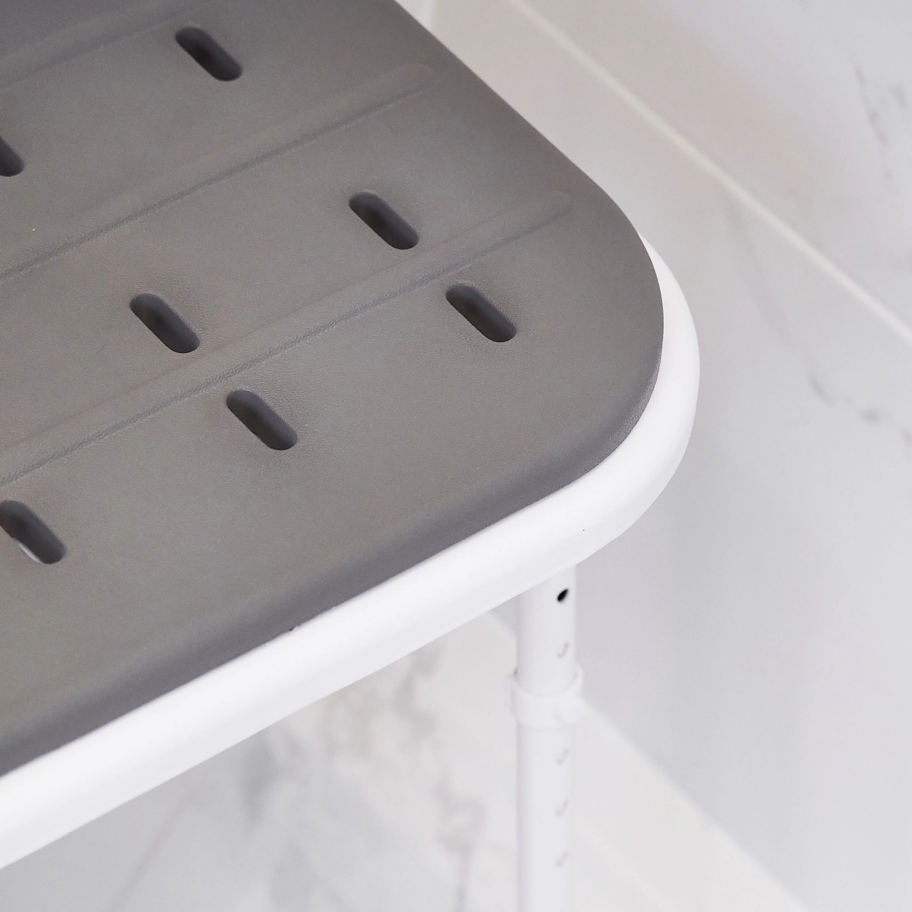 NRS Folding Shower Seat with Legs and Padded Seat - Image 4