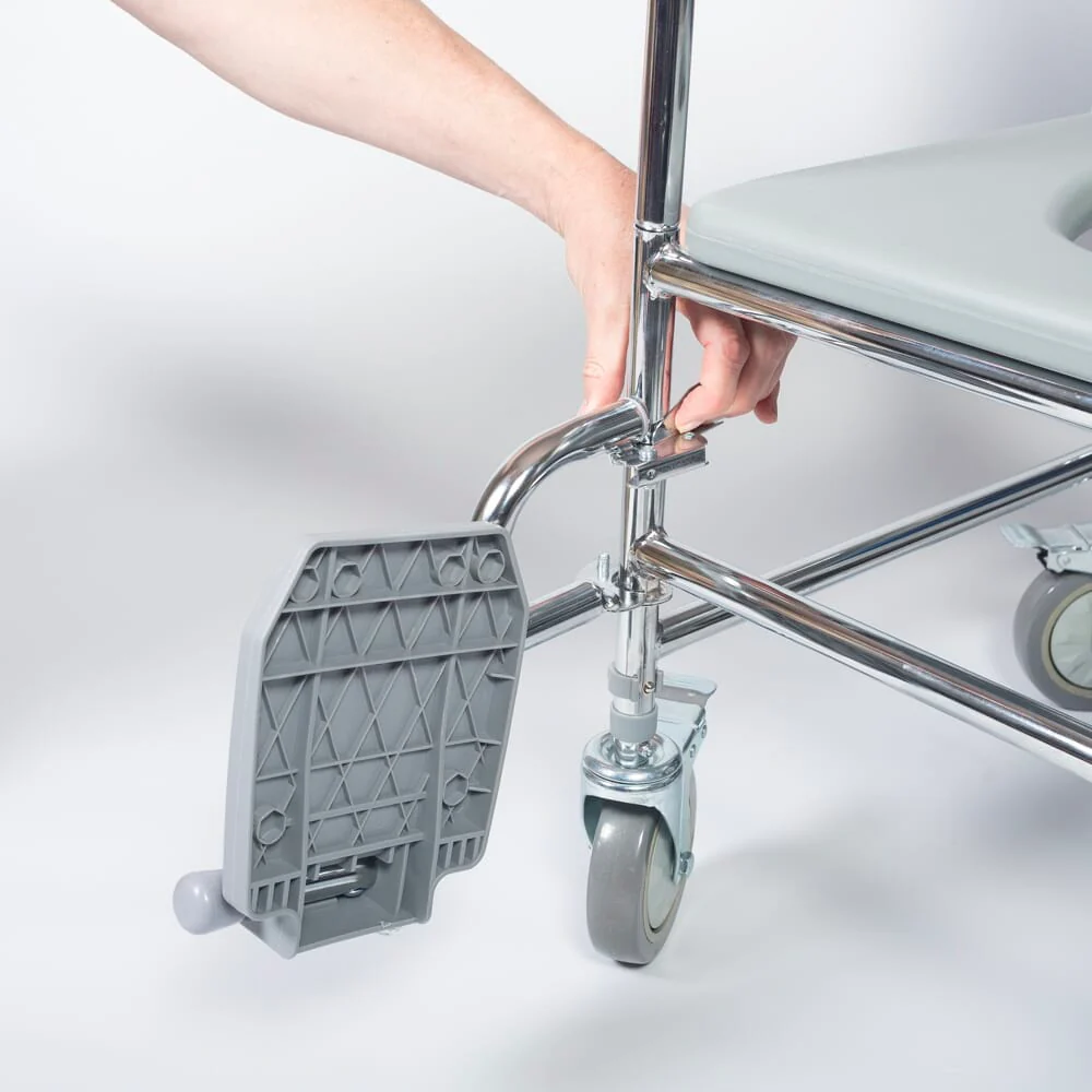 NRS  Wheeled Commode Footrests - Image 3