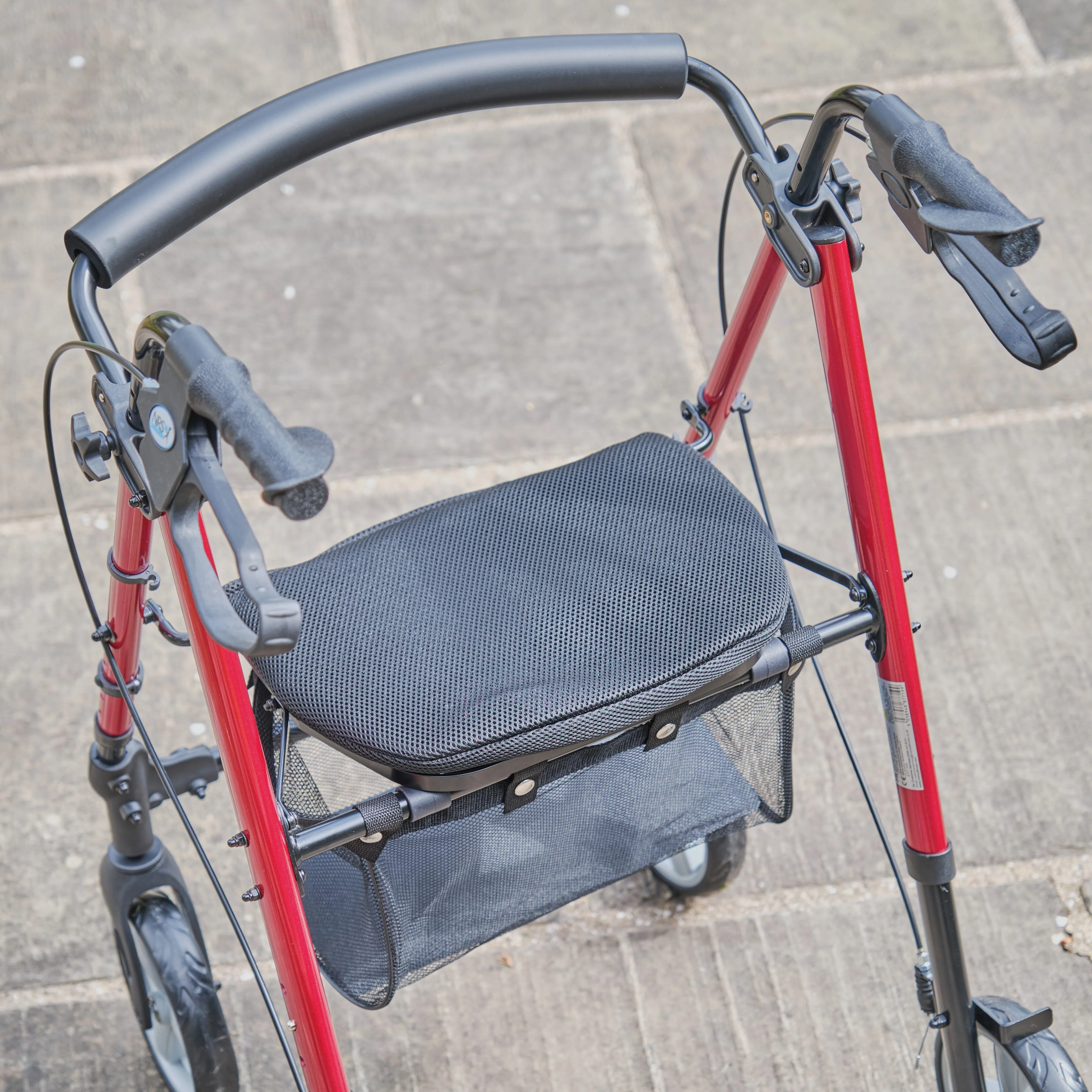 NRS 4 Wheel Lightweight Rollator - Image 3