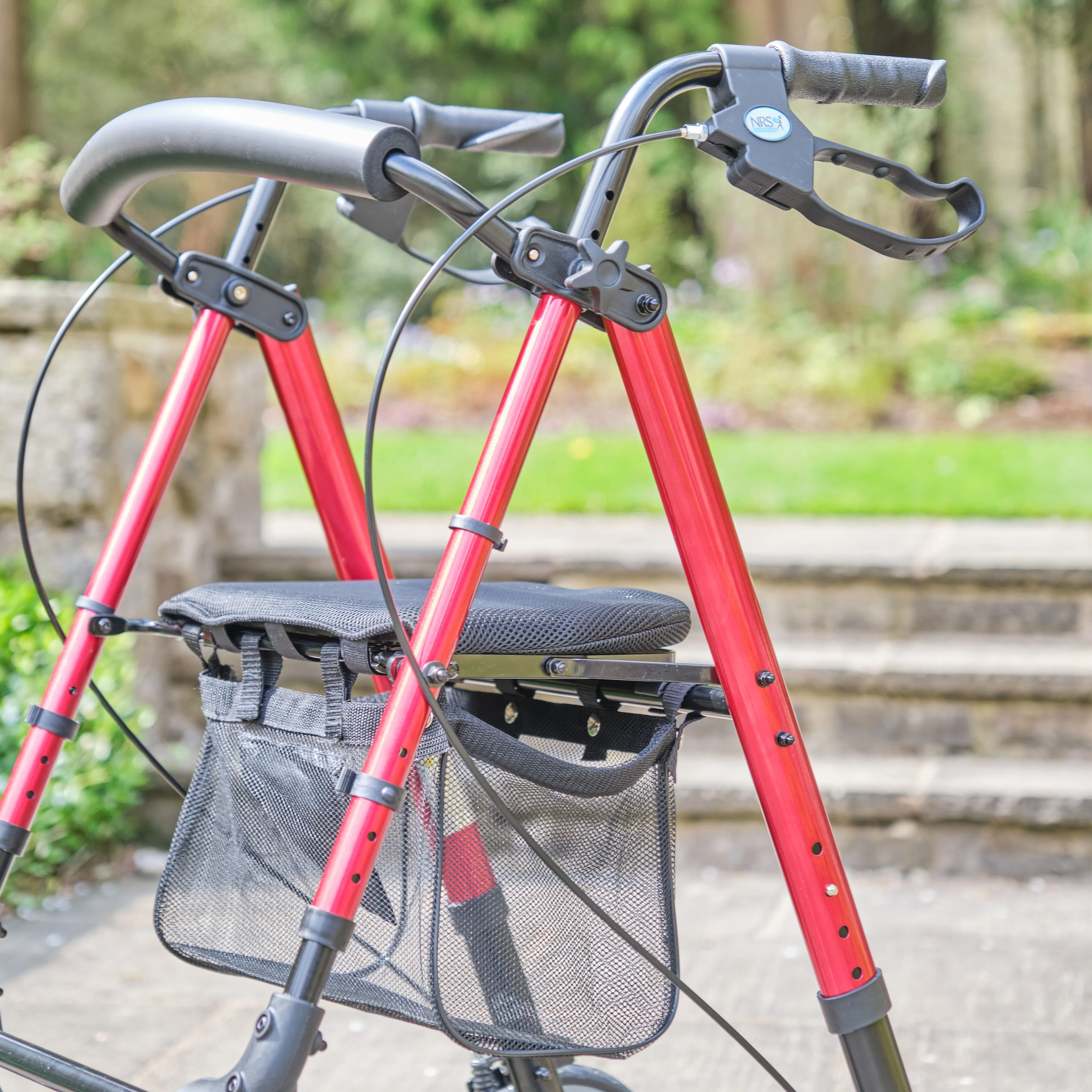 NRS 4 Wheel Lightweight Rollator - Image 5