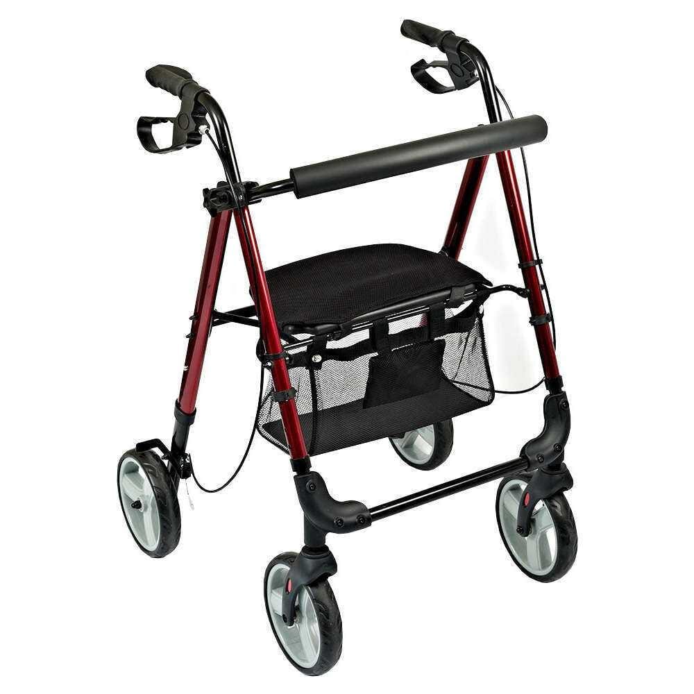 NRS 4 Wheel Lightweight Rollator - Image 6
