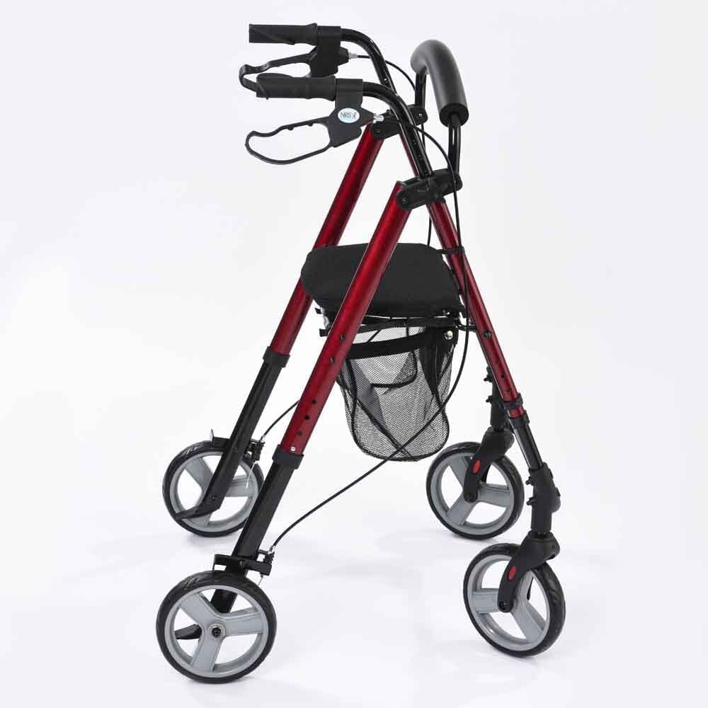 NRS 4 Wheel Lightweight Rollator - Image 7