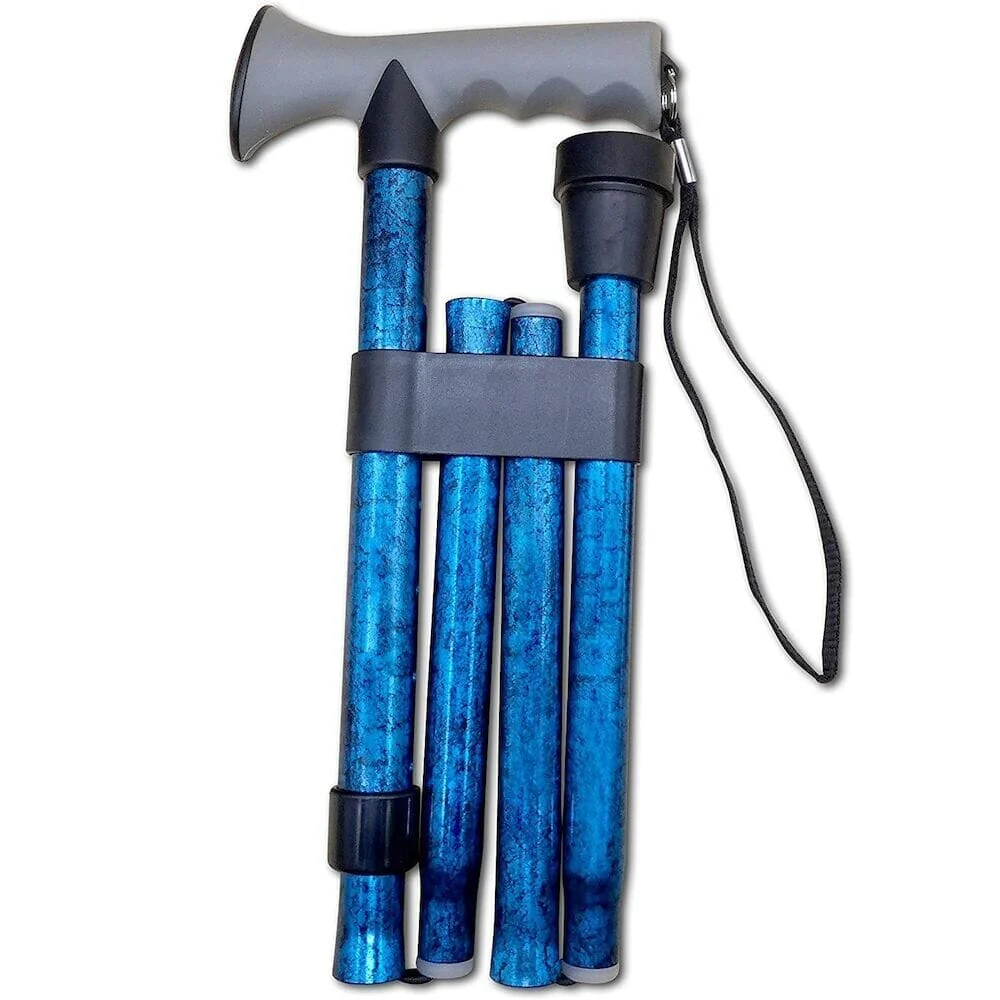 Gel Handle Folding Walking Stick - Image 6