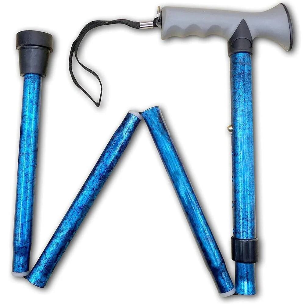Gel Handle Folding Walking Stick - Image 7
