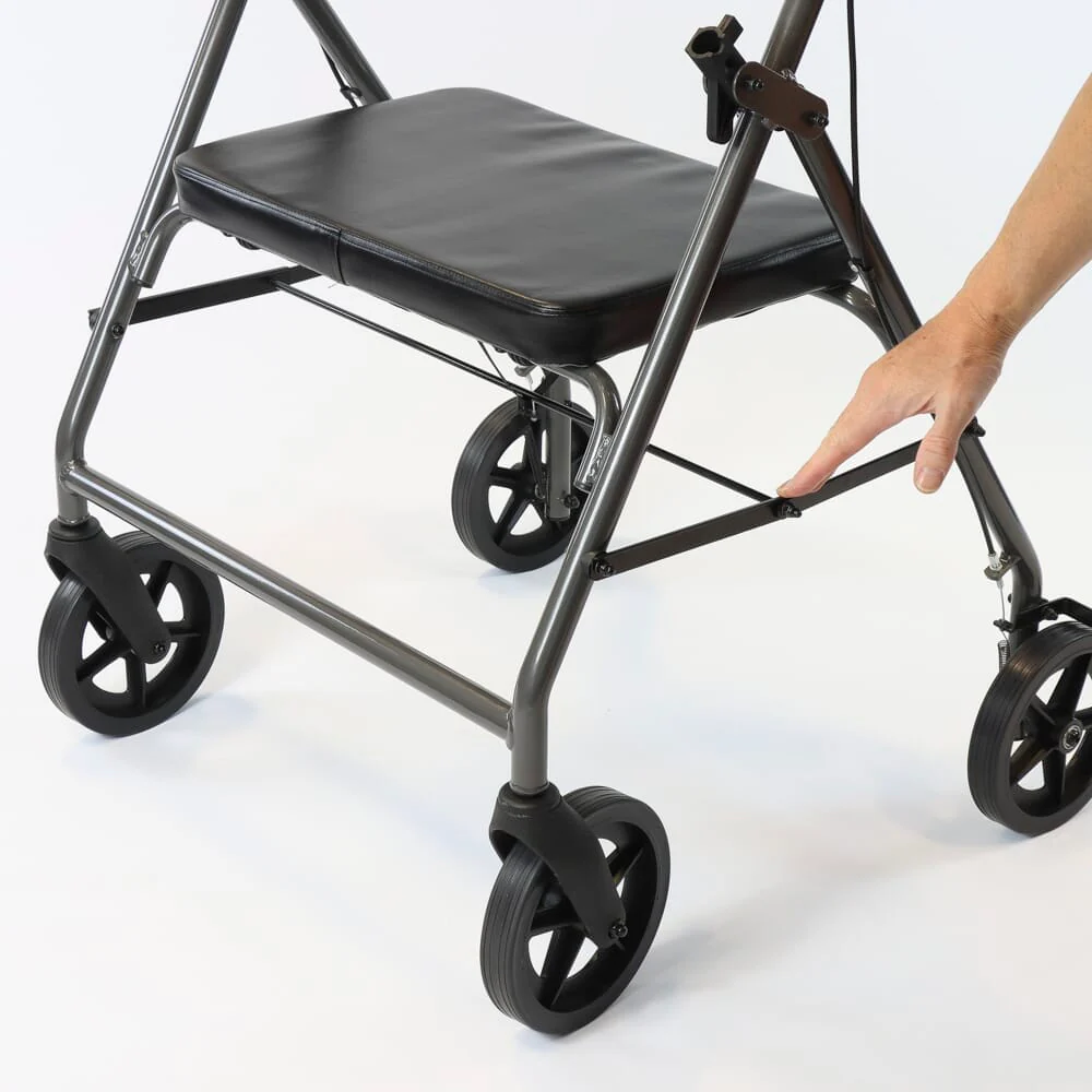 NRS Bariatric 4 Wheel Aluminium Rollator - Image 7