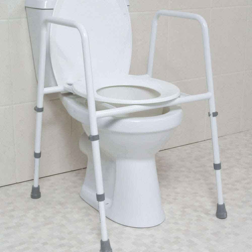 NRS Height Adjustable Toilet Frame with Seat - Image 2