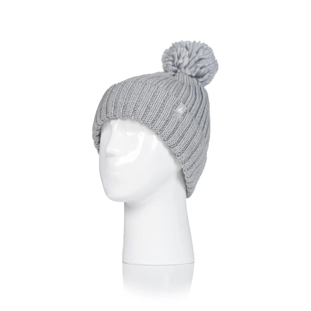 Ladies Heat Holders Arden Pompom Hat - Image 3