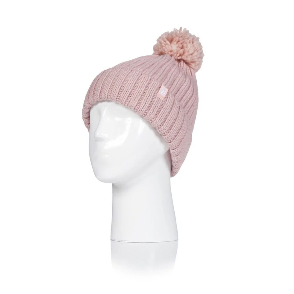 Ladies Heat Holders Arden Pompom Hat - Image 4