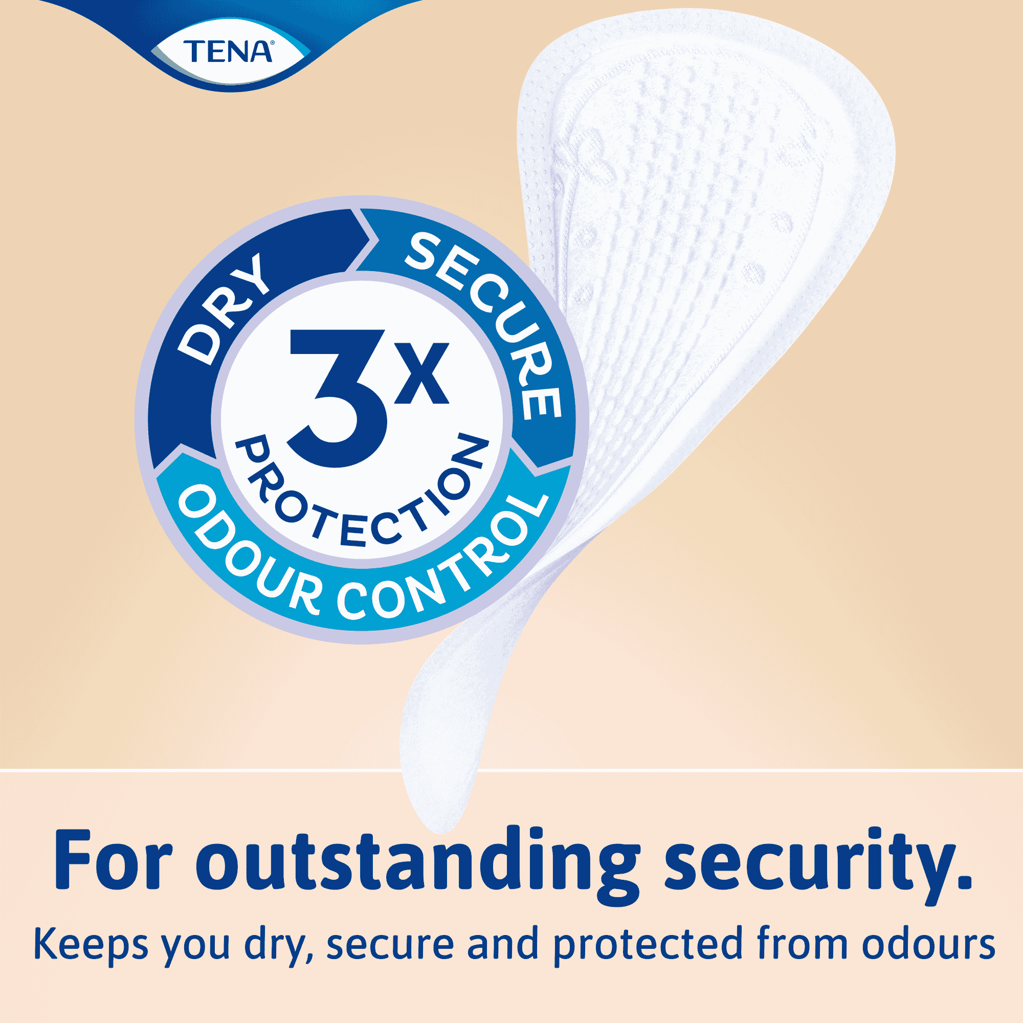 Lights by TENA Long Liner Incontinence Pads - Image 2
