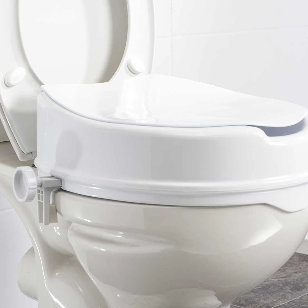 NRS Linton Plus Raised Toilet Seat with Lid - Image 10