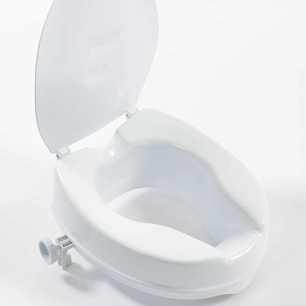 NRS Linton Plus Raised Toilet Seat with Lid - Image 11